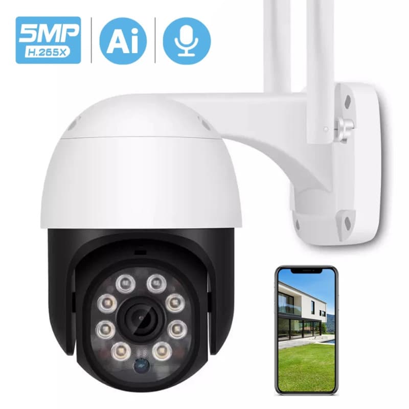 Smart Wi Fi WiFi 4MP IP66 Pokretna vanjska kamera 3