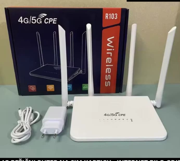 4G / 5G  BEŽIČNI WI-FI RUTER NA SIM KARTICU 2