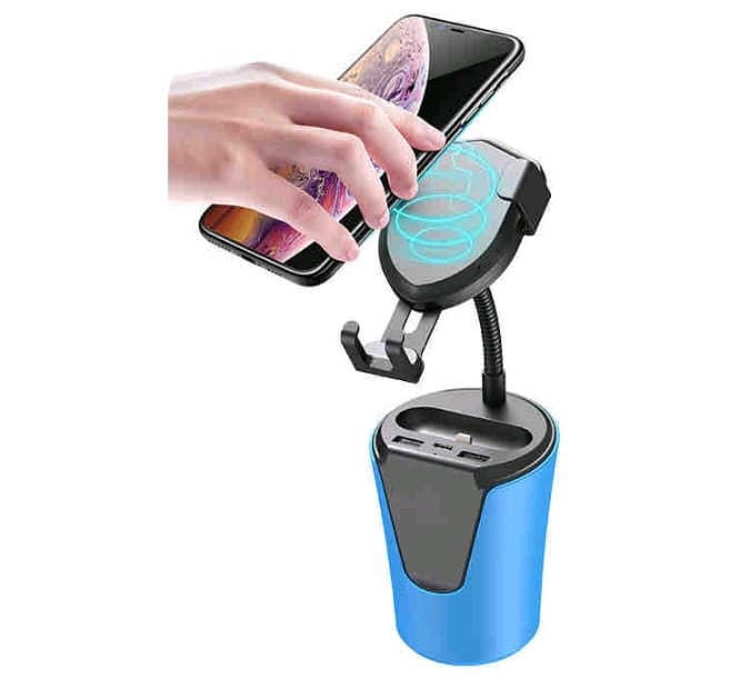 Auto drzac za mobilni telefon NOSAČ punjac FM TRANSMITER DRZAC