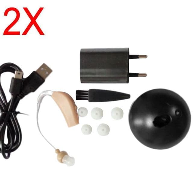 2x KOMADA PUNJIVI Slušni aparat super uho 066494941 2