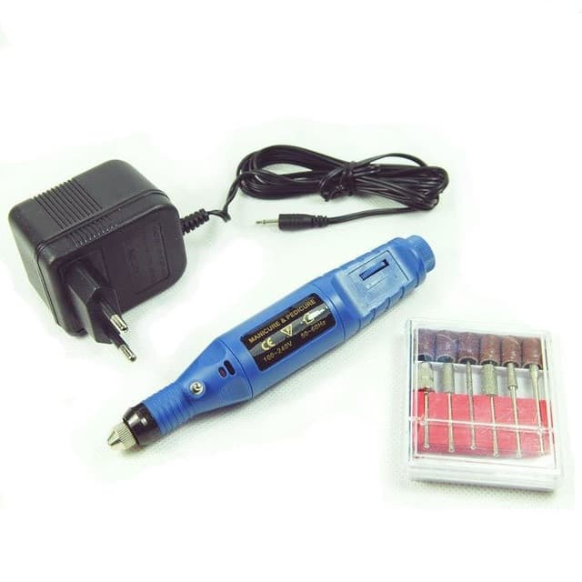 ELEKTRICNA BRUSILICA TURPIJA ZA NOKTE PLAVA 3