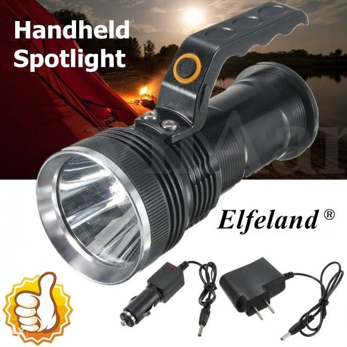 JAKA LOVACKA BATERIJSKA LAMPA, RUCNI REFLEKTOR