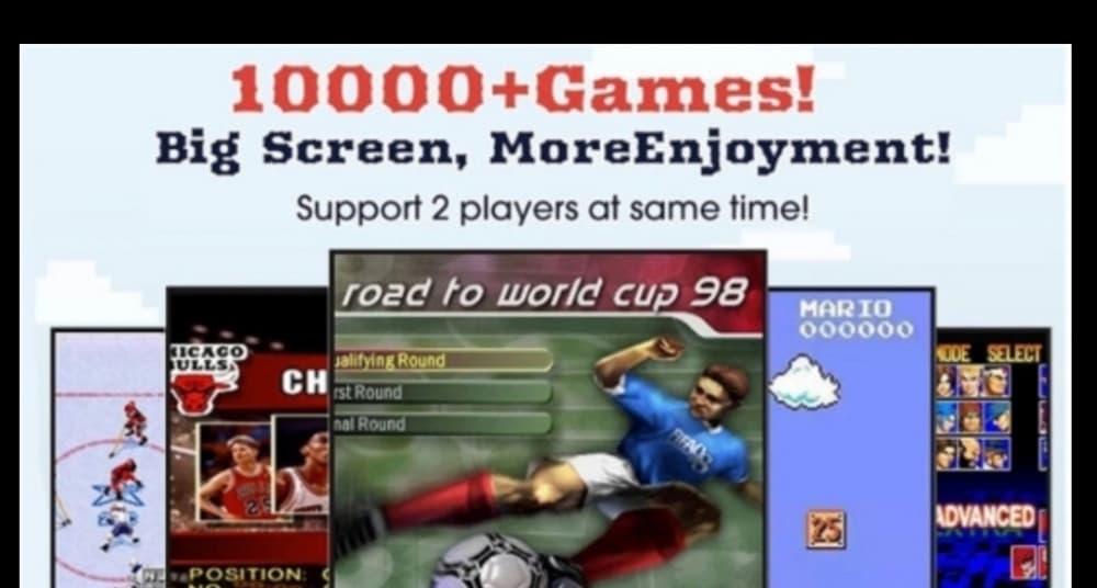 Retro Game Stick – 10.000+ igrica + 2 bežična joysticka! 5