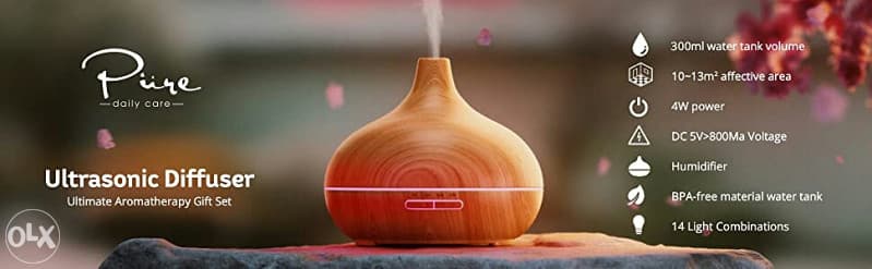 AROMA difuzer, ovlazivac vazduha, diffuser aromu 550ml 3