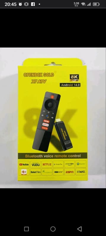 Android TV Stick box OPENBOX GOLD X7 ATV 8/128 GB