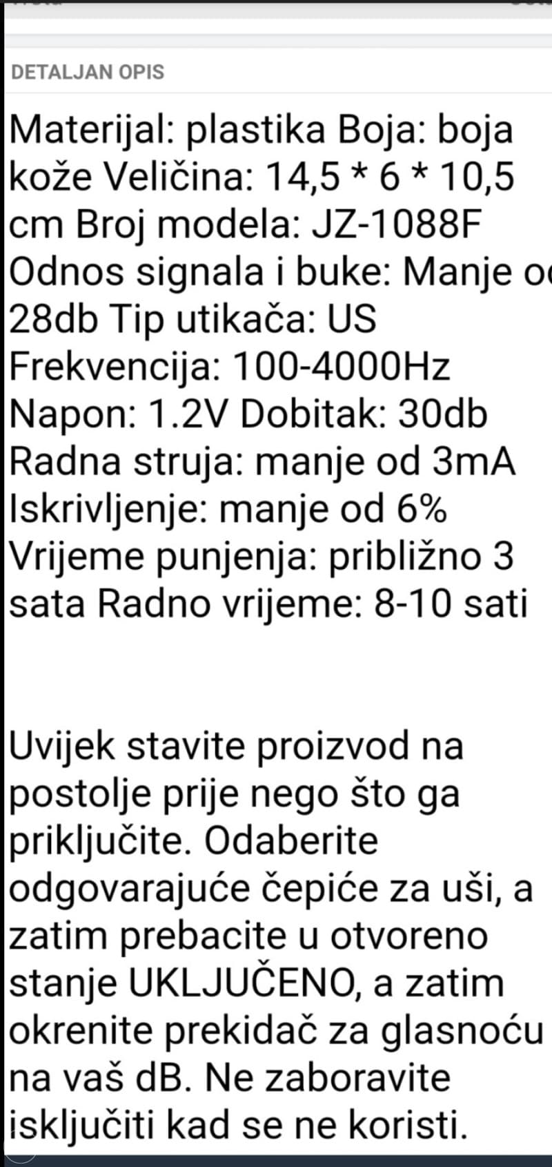 PUNJIVI SLUŠNI APARAT ZA SLUH NA PUNJENJE 066494941 4