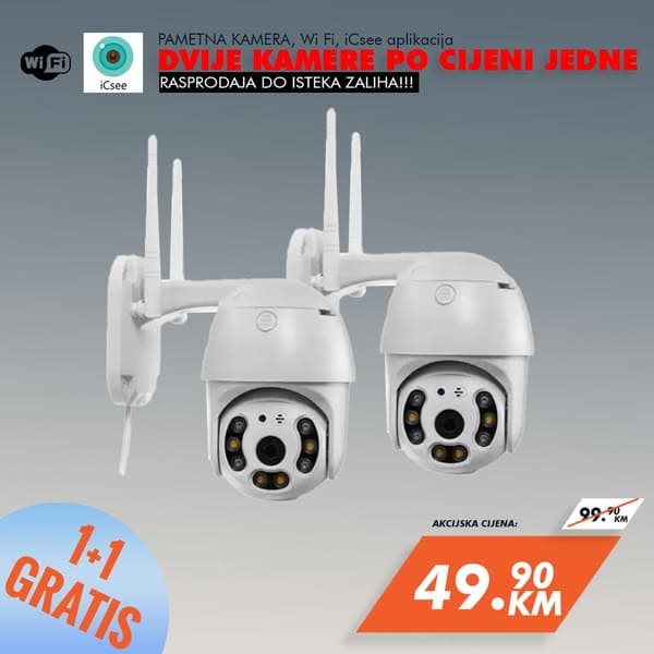 NAJPRODAVANIJI MODEL KAMERE - DVA KOMADA PO CIJENI JEDNOG