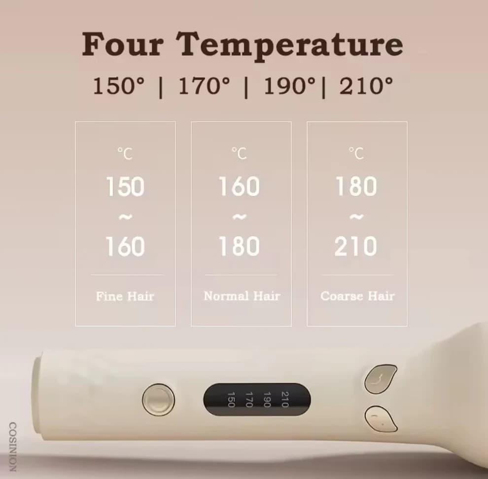 Uvijač za Kosu s Negativnim Ionima 3