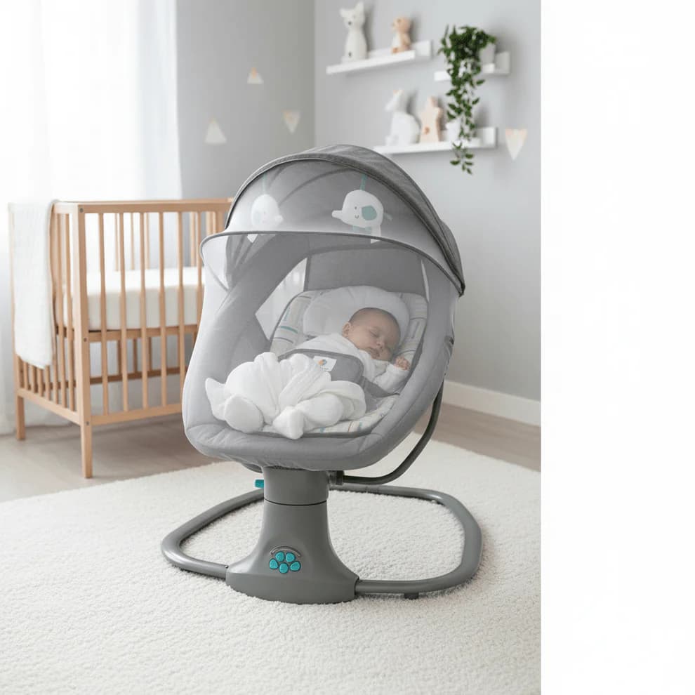 3u1 Električna Ljuljačka za Bebe 4