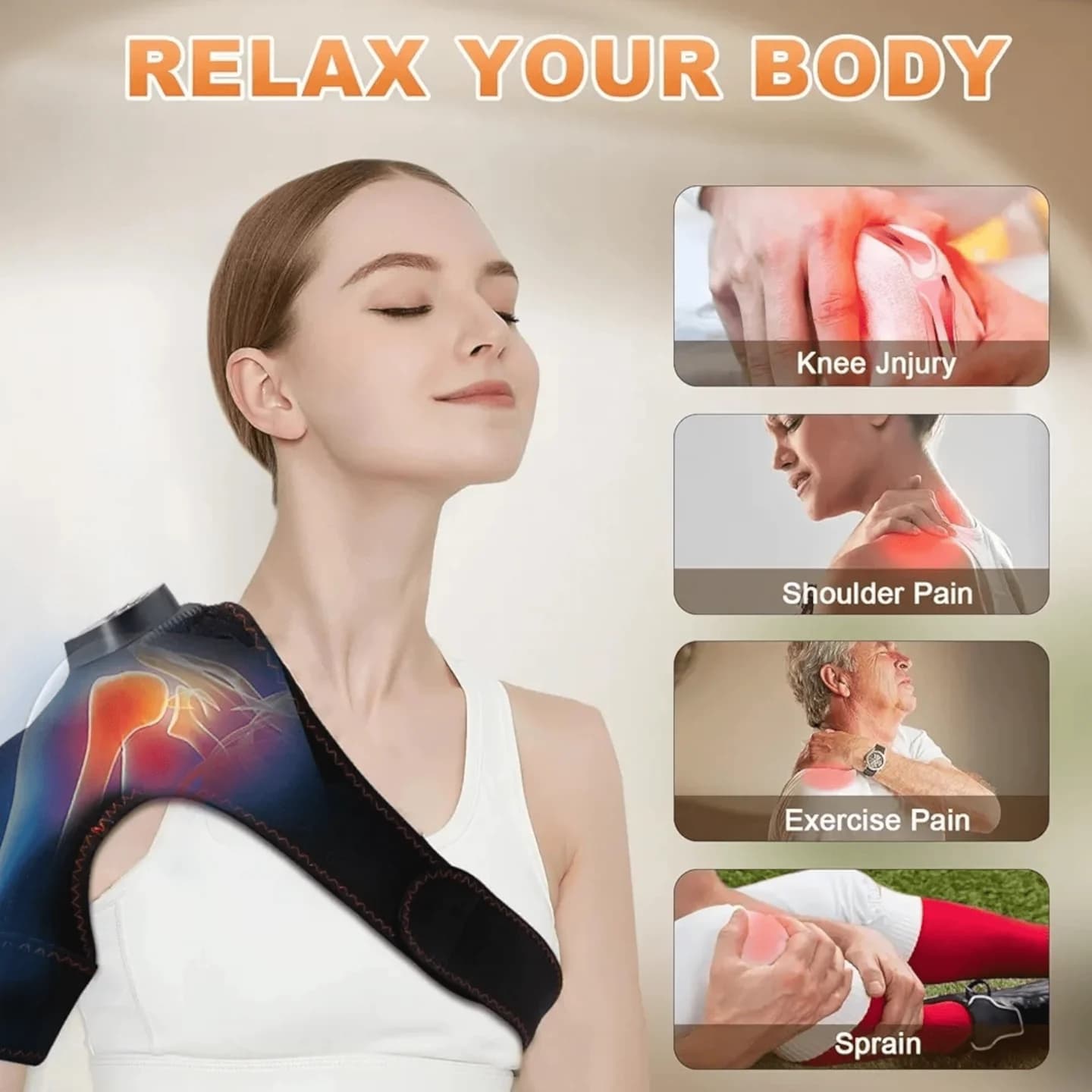 Masažni pojas 3u1 terapija za zglobove i mišiće 3