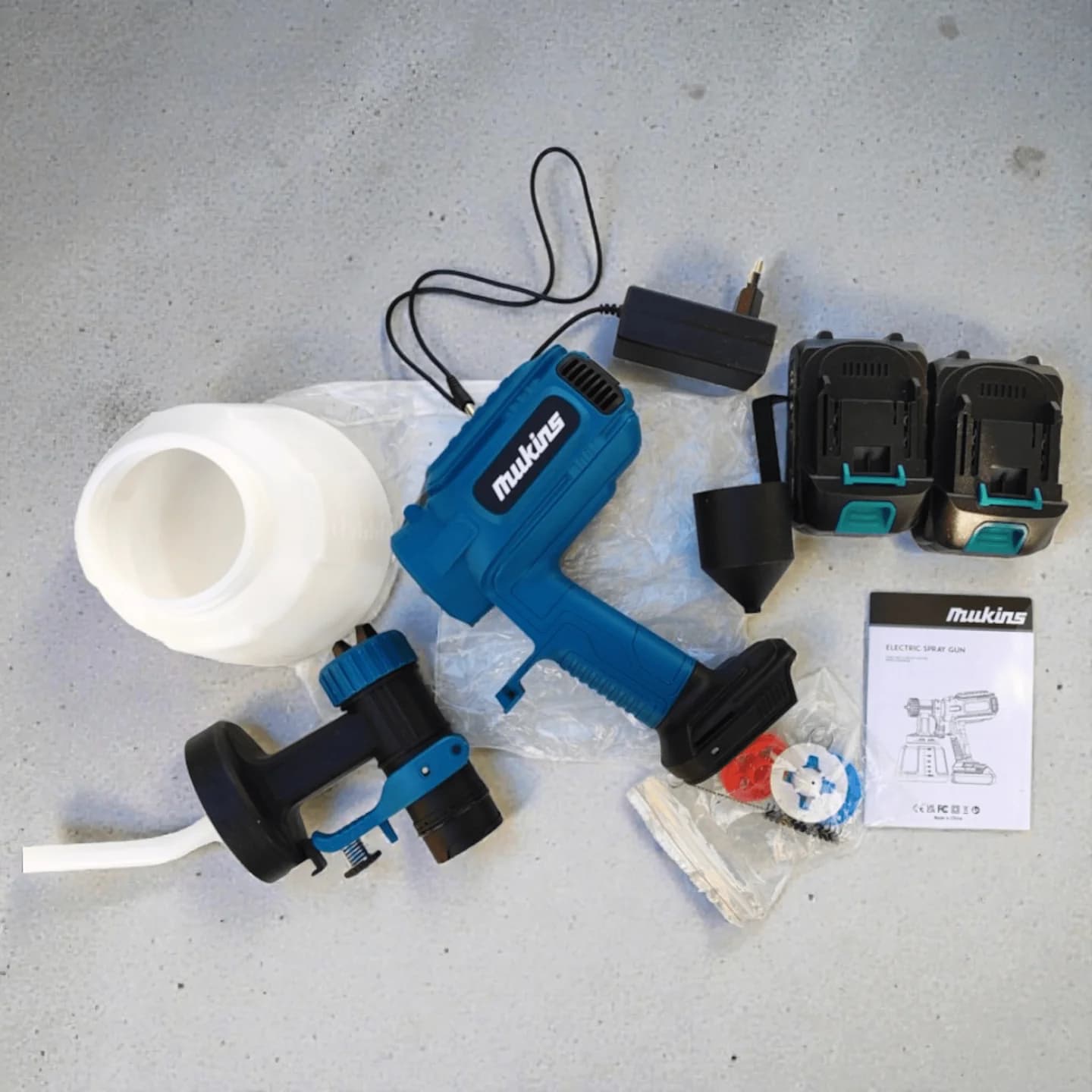 Aku Šprica za Farbanje sa 3 Načina Prskanja 4