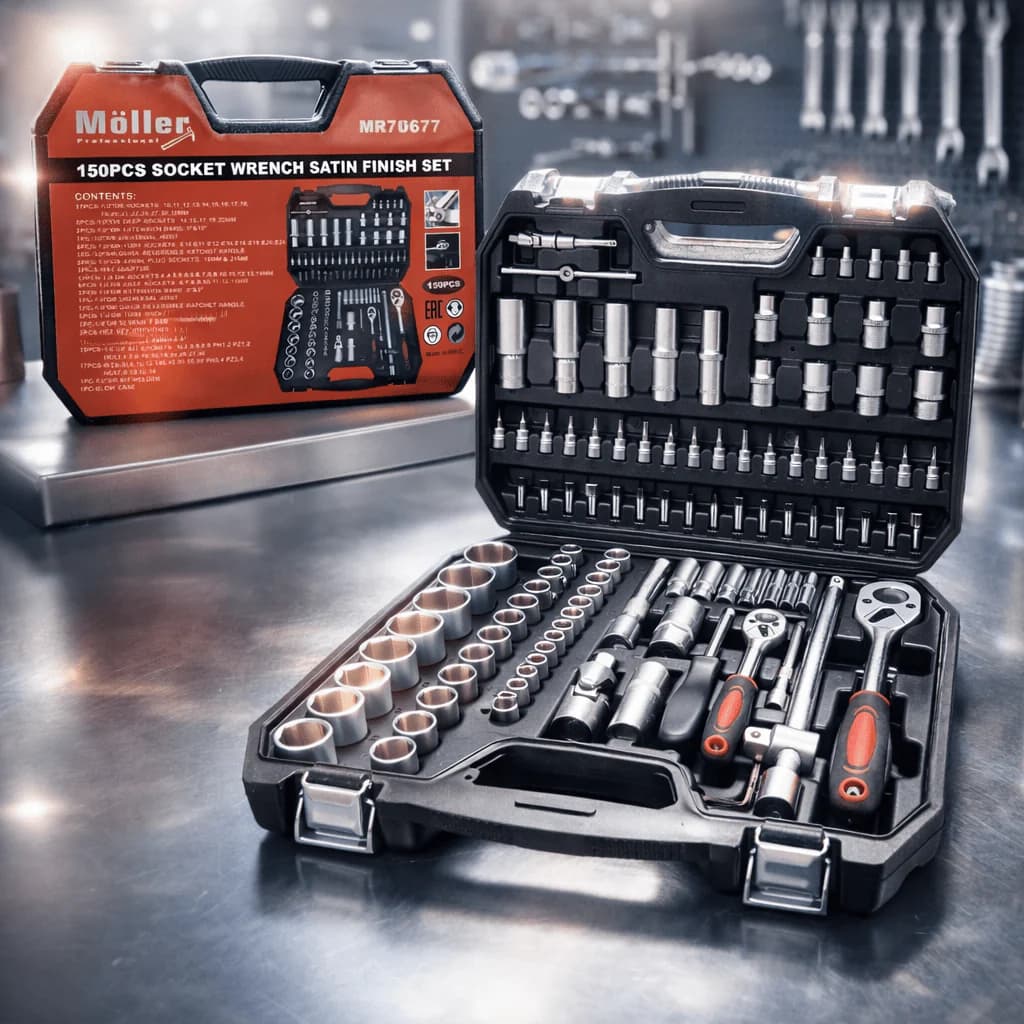 Möller 150-dijelni Set Nasadnih Ključeva