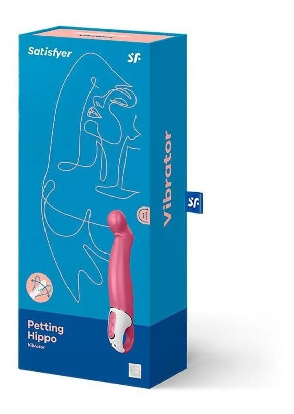 Satisfyer Petting Hippo – G-tačka vibrator s 12 funkcija (vodootporan)