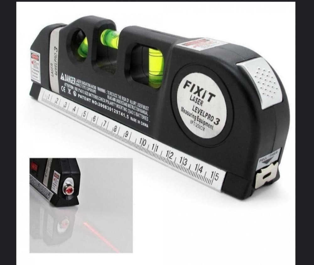 Laserska libela 3u1 vaser vaga sa metrom 4